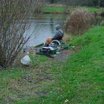 Disabled Access to peg 6 on the Pleasure Lake, Barford