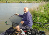 clive spellman didn't have the luck with a load of fish lost on the day