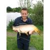 Rhys Smith 16lb 6ozs Mirror Carp from peg 6 on the Pleasure Lake