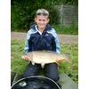 Liam Jacobs with one of many carp from the Pleasure Lake on Thurs 9th August 2007
