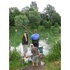 06 08 08 Training Day Sam Green playing a carp 