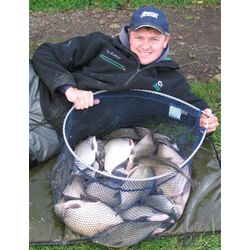 Tony Anderson (Sensas Angling Direct Suffolk) With part of his 65lb-15oz haul